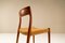 Model 77 Dining Chairs in Teak by Niels Otto Moller, Denmark, 1950s, Set of 6 16