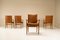 Ash & Leather Armchairs by Kai Lyngfeldt Larsen for Søren Willadsen Møbelfabrik, Denmark, 1960s, Set of 4, Image 2