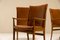 Ash & Leather Armchairs by Kai Lyngfeldt Larsen for Søren Willadsen Møbelfabrik, Denmark, 1960s, Set of 4, Image 3