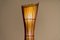 Skulpturale Kobe Stehlampe aus Bambus und Leinen, Frankreich, 1980er 4