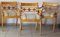 Sedie Art Nouveau in legno di betulla satinato, set di 6, Immagine 8