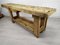 Vintage Beech Worktable, 1920s, Image 24