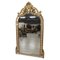 19th Century Lacquered and Gilded Wood Wall Mirror, Image 1