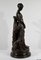 Truffot, Junge Frau mit Hund, Ende 19. Jh., Bronze 15