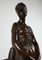 Truffot, Young Woman with Dog, Late 19th Century, Bronze, Image 7