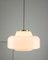 Suspension Mid-Century en Laiton et Opaline 3