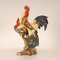 Mid-Century Italian Ceramic Rooster Figurine in the Style of Cacciapuoti, 1950s 1