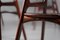 Model OD-61 Bar Stool in Leather and Rosewood by Erik Buch for Oddense Møbelfabrik, 1960, Set of 6, Image 7