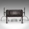 Antique English Cast Iron Fire Basket, 1900s, Image 5