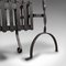 Antique English Cast Iron Fire Basket, 1900s, Image 9