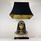 Viva Egyptian Pharoh Queen Buts Sculpture Table Lamp by Edoardo Tasca, Italy, 1960 3