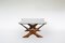 Tavolino da caffè General Condor moderno di Fredrik Schriever-Abeln per Orbro Glass, Scandinavia, anni '60, Immagine 1