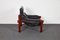 MP-41 Leather & Rosewood Armchair by Percival Lafer for Percival Lafer, Brazil, 1960s 6