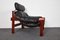 MP-41 Leather & Rosewood Armchair by Percival Lafer for Percival Lafer, Brazil, 1960s 1