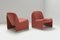 Vintage Alky Chairs in Red Fabric by Giancarlo Piretti for Castelli, Set of 2 7