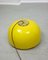 Mid-Century Pendant Lamp in Yellow Glass and Brass 15