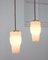 Mid-Century Pendant Lamps in Glass and Brass, Set of 2 4