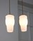 Mid-Century Pendant Lamps in Glass and Brass, Set of 2 7