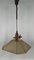 Scandinavian Style Hanging Lamp in Wood and Plastic, 1970s 2