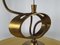 Lámpara colgante de cristal de Murano y latón con soporte doble, años 70, Imagen 13