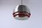 Steel Pendant Lamp attributed to Lakro, 1970s 4