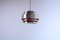 Steel Pendant Lamp attributed to Lakro, 1970s 12
