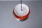 Steel Pendant Lamp attributed to Lakro, 1970s 5