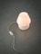 Lámpara de mesa Swirl vintage pequeña de cristal de Murano, años 70, Imagen 4