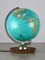 Beleuchteter Mid-Century Globus aus Glas, 1960er 7