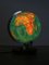 Beleuchteter Mid-Century Globus aus Glas, 1960er 13
