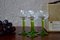 Bicchieri da vino trasparenti e verdi di Meisenthal, set di 12, Immagine 1