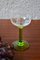 Clear & Green Wine Glasses from Meisenthal, Set of 12 3