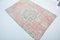 Red Distressed Oushak Wool Rug 3