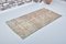 Small Floral Design Pale Oushak Rug 5
