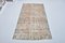 Small Floral Design Pale Oushak Rug 1