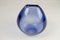 Jarrones daneses vintage de vidrio en azul zafiro de Holmegaard, años 50. Juego de 4, Immagine 4