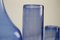 Vintage Danish Glass Vases in Sapphire Blue from Holmegaard, 1950s, Set of 4, Image 13