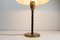 Danish Art Deco Brass Table Lamp, 1930s 12