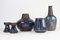 Mid-Century Danish Modern Stoneware Vases from Søholm, 1960s, Set of 5, Image 1