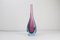 Vintage Murano Teardrop Sommerso Vase, 1960s 2
