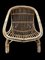 Fauteuils Mid-Century en Rotin, Pays-Bas, 1950s, Set de 2 3