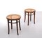Wicker Model 4601 Stools from Thonet, 1960s, Set of 2 1