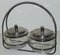 Silver-Plated Jam Jars with Stand, Set of 3 3