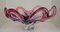 Pink & Lavender Coloured Murano Glass Bowl, 1950s, Image 1