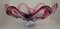 Cuenco de cristal de Murano en rosa y lavanda, años 50, Imagen 9