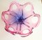 Rosa & Lavendelfarbene Schale aus Muranoglas, 1950er 4