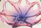 Rosa & Lavendelfarbene Schale aus Muranoglas, 1950er 7