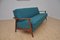 Aquamarinblaues Schlafsofa, 1960er 6