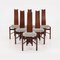 Italian Postmodern Highback Dining Chairs, 1970s, Set of 6, Image 1