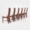 Italian Postmodern Highback Dining Chairs, 1970s, Set of 6 3